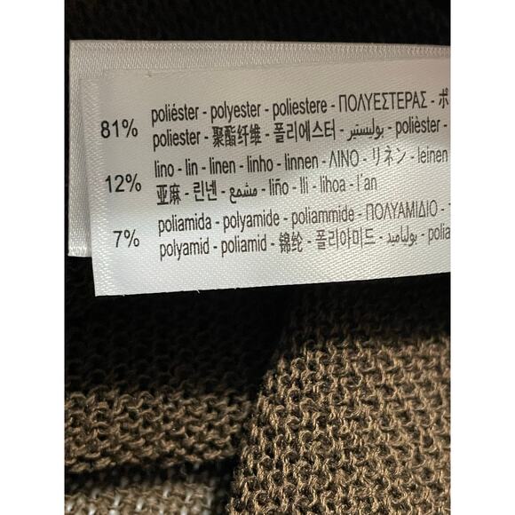 NWT - Zara Rustic Knit Brown Over Sized Sweater - Picture 4 of 6